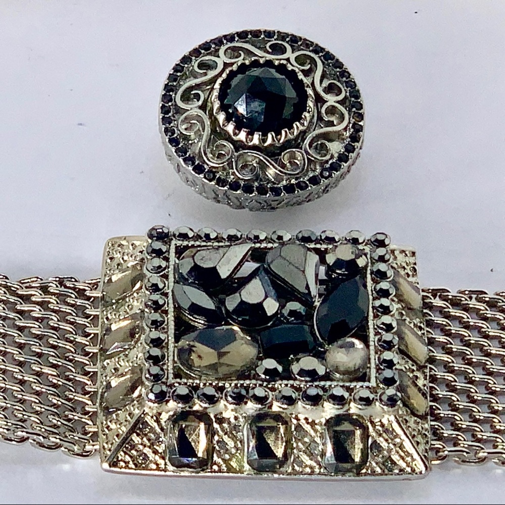 Fashion Jewelry Combo Ring and magnetic bracelet